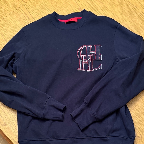 Carolina Herrera Dark Blue Crewneck Sweater